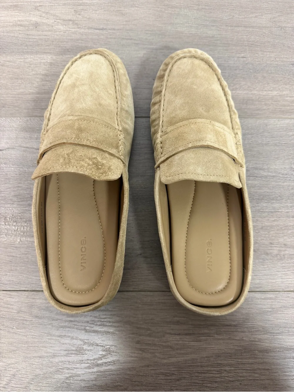 Brand new women’s Vince Berkley suede driver mules size 9 - Picture 6 of 9